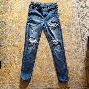 Stretch AE ripped Skinny jeans